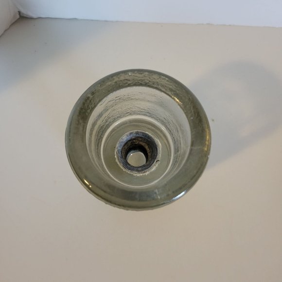 Vintage 3.5" Clear Glass Armstrong 21 55 Insulator Made in USA - Picture 2 of 9